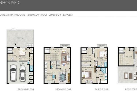 Adosado en venta en Fort Lauderdale, Florida, 3 dormitorios, 190.45 m2 № 2247785 - foto 2