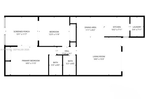 Condominio en alquiler en North Lauderdale, Florida, 2 dormitorios, 98.1 m2 № 2047280 - foto 26
