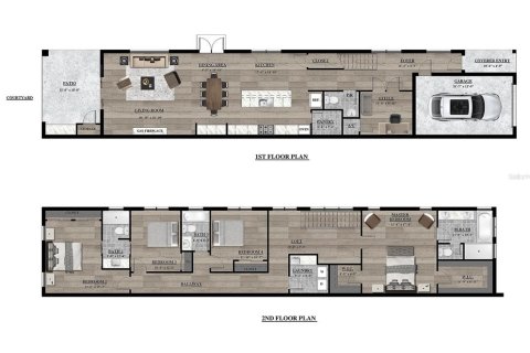 Купить таунхаус в Тампа, Флорида 7 комнат, 258.36м2, № 1785418 - фото 2