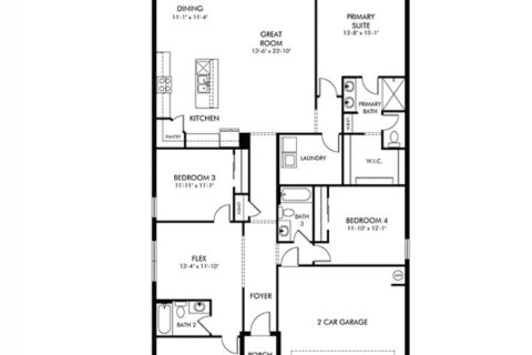 Villa ou maison à vendre à Zephyrhills, Floride: 4 chambres, 203.73 m2 № 1825338 - photo 1