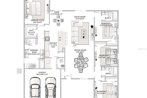 Villa ou maison à vendre à Ocala, Floride: 4 chambres, 185.8 m2 № 1866061 - photo 2
