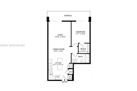Снять в аренду квартиру в Халландейл-Бич, Флорида 1 спальня, 79.8м2, № 1977463 - фото 24
