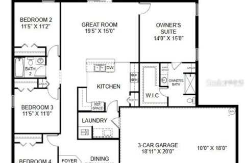 Villa ou maison à vendre à Palm Coast, Floride: 4 chambres, 167.78 m2 № 2427219 - photo 2