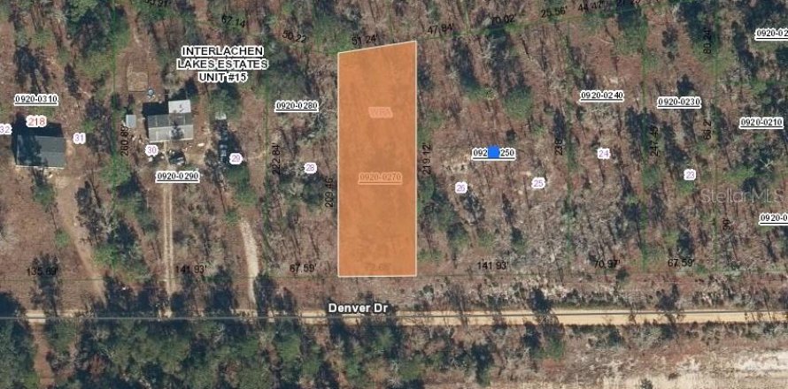 Land in Interlachen, Florida № 2161269