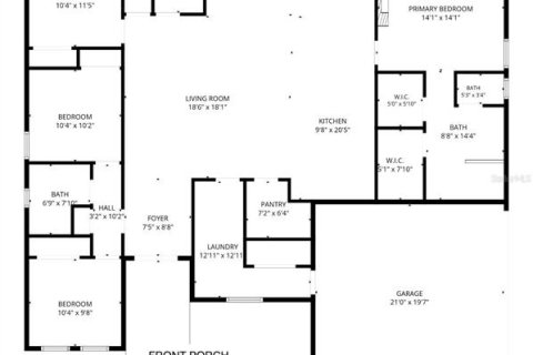 House in New Smyrna Beach, Florida 4 bedrooms, 187.38 sq.m. № 2166812 - photo 5