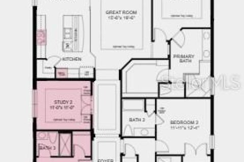 House in Wesley Chapel, Florida 3 bedrooms, 198.81 sq.m. № 2208626 - photo 24