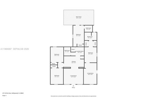 House in Hollywood, Florida 4 bedrooms, 133.13 sq.m. № 2030475 - photo 24