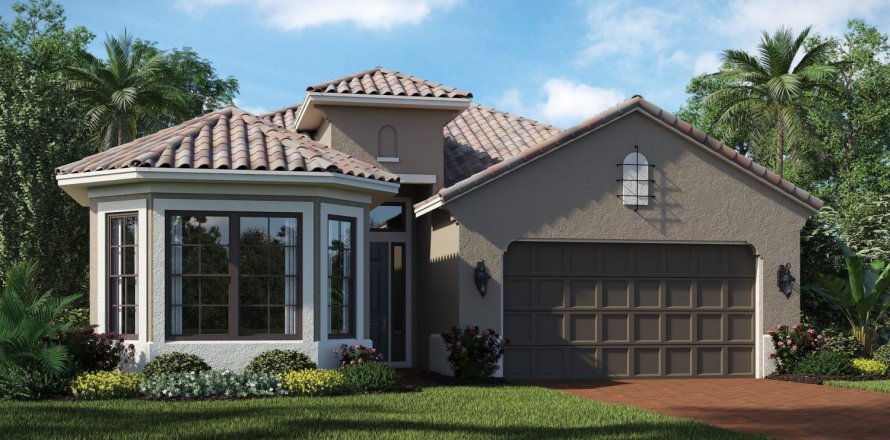 House in K. Hovnanian's® Four Seasons at Parkland in Parkland, Florida 2 bedrooms, 220 sq.m. № 600050