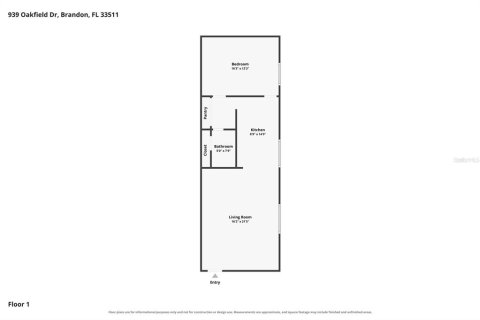 Apartment in Brandon, Florida 1 bedroom, 69.68 sq.m. № 2379453 - photo 18