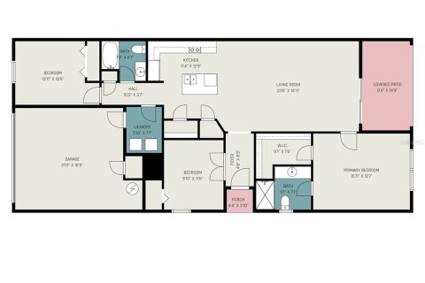 Villa ou maison à vendre à Land O' Lakes, Floride: 3 chambres, 142.33 m2 № 2195316 - photo 23