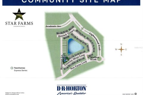 Townhouse in Lakewood Ranch, Florida 3 bedrooms, 136.01 sq.m. № 1906045 - photo 5