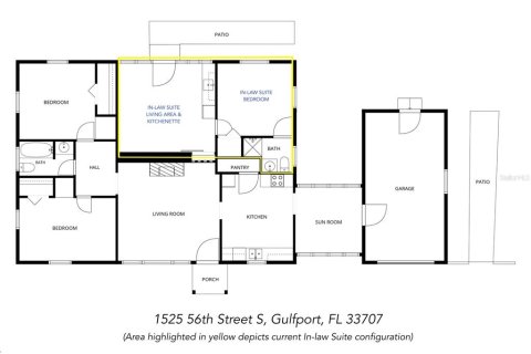 House in Gulfport, Florida 3 bedrooms, 133.87 sq.m. № 2393468 - photo 13