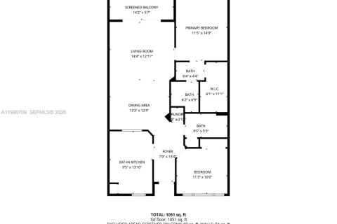 Condominio en venta en Pembroke Pines, Florida, 2 dormitorios, 112.13 m2 № 2090862 - foto 29