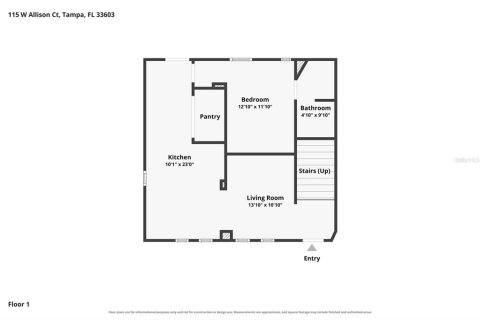 Villa ou maison à louer à Tampa, Floride: 3 chambres, 111.48 m2 № 2386789 - photo 21
