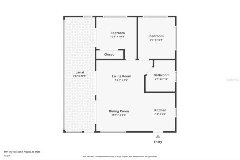 House in Arcadia, Florida 2 bedrooms, 53.88 sq.m. № 1602409 - photo 20
