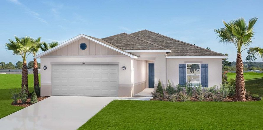 House in Parkside in the Lakeland-Winter Haven Area in Lakeland, Florida 4 rooms, 159 sq.m. № 339595