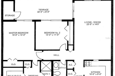 Condo in Longboat Key, Florida, 2 bedrooms  № 1669918 - photo 22