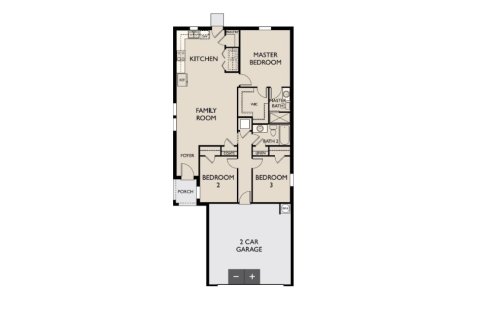 House floor plan «House», 3 bedrooms in Clinton Corner by Starlight Homes
