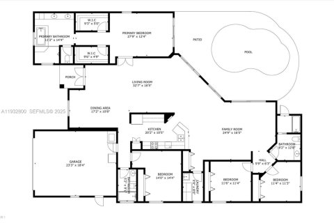 Casa en venta en Weston, Florida, 4 dormitorios, 259.57 m2 № 1992357 - foto 23