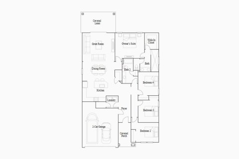 Townhouse floor plan «174SQM SPIRIT», 4 bedrooms in HEATH PRESERVE