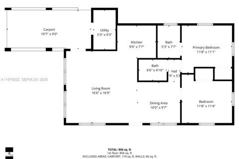 Купить виллу или дом в Окленд-Парк, Флорида 2 спальни, 81.94м2, № 2040965 - фото 9