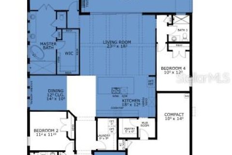 House in Ormond Beach, Florida 4 bedrooms, 247.58 sq.m. № 2221355 - photo 2