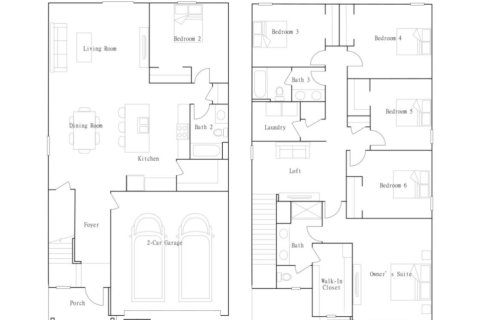 House floor plan «floor Concord at Saddle Creek Preserve - The Manors I», 3 bedrooms in Saddle Creek Preserve - The Manors I
