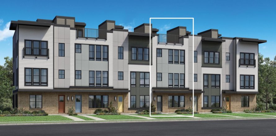Townhouse in Terraces at San Marco in Jacksonville, Florida 3 bedrooms, 171 sq.m. № 503876