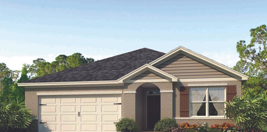 House in Courtland Park in Deltona, Florida 3 bedrooms, 155 sq.m. № 628791