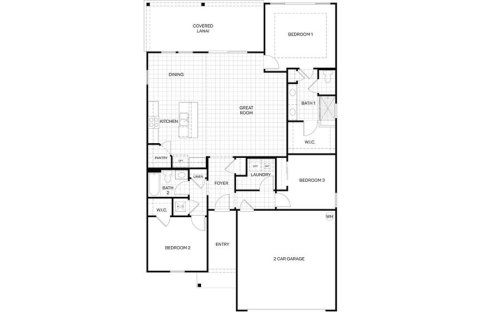 Купить виллу или дом в Палм-Кост, Флорида 5 комнат, 149.02м2, № 1691084 - фото 2