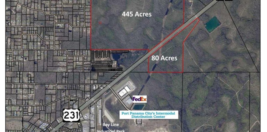 Terreno en Panama City, Florida № 558772