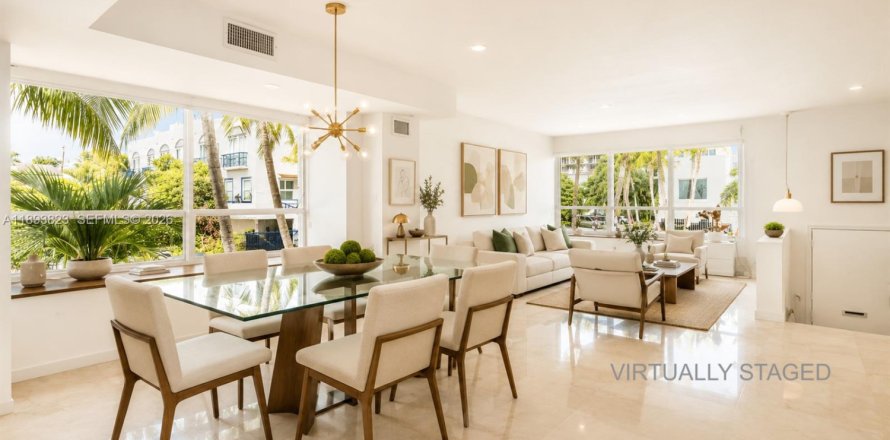 Touwnhouse à Bay Harbor Islands, Floride 2 chambres, 156.08 m2 № 2086058