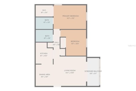 Copropriété à louer à Tarpon Springs, Floride: 2 chambres, 90.95 m2 № 1825346 - photo 2