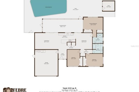 Villa ou maison à vendre à Tampa, Floride: 3 chambres, 157.47 m2 № 2399278 - photo 28