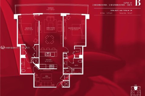 Copropriété à vendre à Miami, Floride: 2 chambres, 111.02 m2 № 1973124 - photo 22