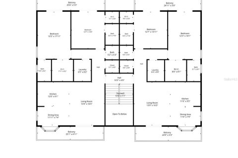 Touwnhouse à louer à Port Richey, Floride: 2 chambres, 126.72 m2 № 2095179 - photo 2