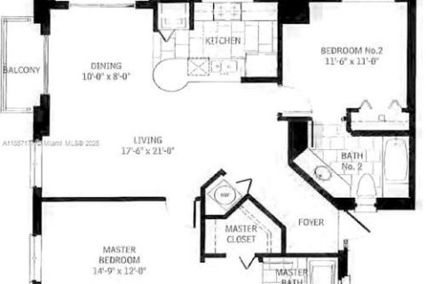 Condo in Miami, Florida, 2 bedrooms  № 1881828 - photo 12