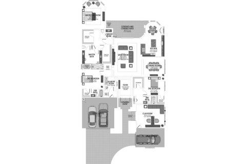 Townhouse floor plan «387SQM CARLYLE», 3 bedrooms in VALENCIA WALK AT RIVERLAND