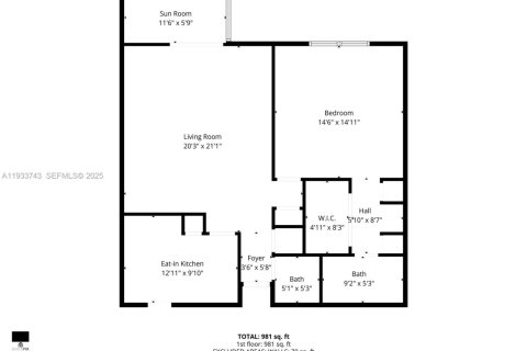 Condo in Lauderhill, Florida, 1 bedroom  № 1992001 - photo 23