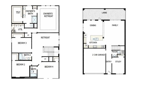 House floor plan «House», 4 bedrooms in South Tampa - Urban Collection