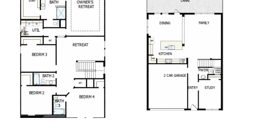 Villa ou maison à South Tampa - Urban Collection à Tampa, Floride 4 chambres, 276 m2 № 527904