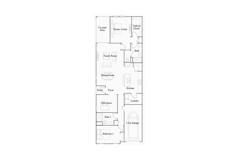 House floor plan «150SQM», 2 bedrooms in ANGELINE