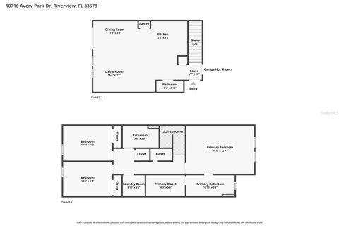 Touwnhouse à vendre à Riverview, Floride: 3 chambres, 139.26 m2 № 2324695 - photo 2