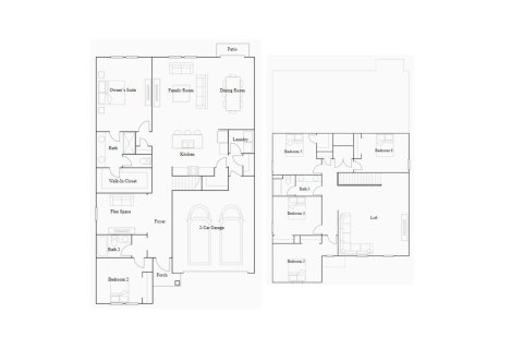 Townhouse floor plan «308SQM», 6 bedrooms in ABBOTT SQUARE
