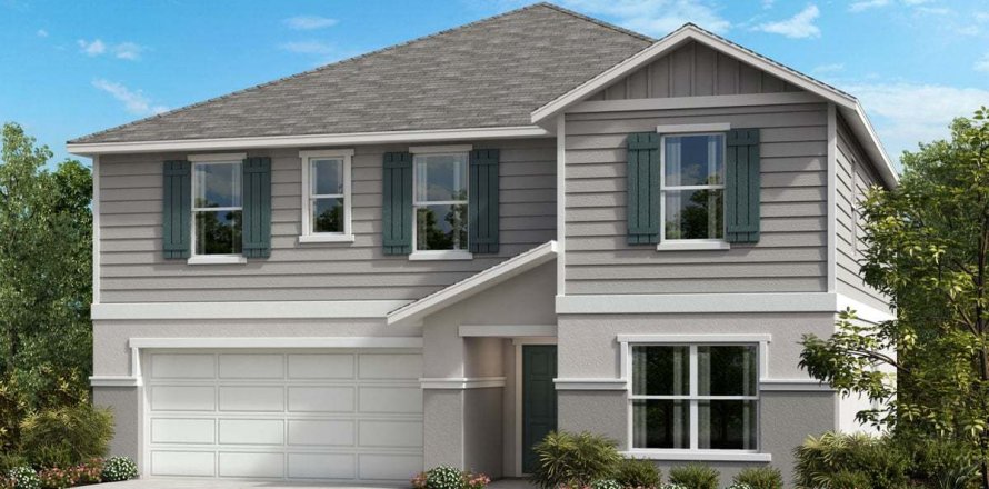 House in Parkside in the Lakeland-Winter Haven Area in Lakeland, Florida 4 rooms, 159 sq.m. № 339596