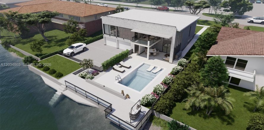 House in Miami Shores, Florida 3 bedrooms, 283.17 sq.m. № 2242636