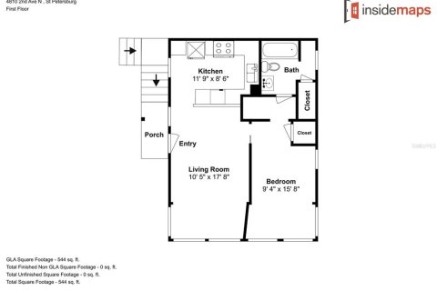 Appartement à louer à Saint Petersburg, Floride: 1 chambre, 50.17 m2 № 1912856 - photo 28