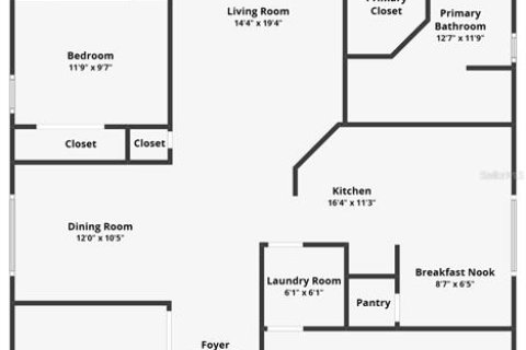 House in Dundee, Florida 4 bedrooms, 172.8 sq.m. № 2114595 - photo 12