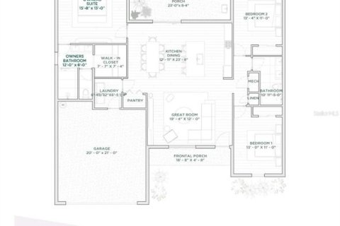 House in Ocala, Florida 3 bedrooms, 153.75 sq.m. № 1780391 - photo 2