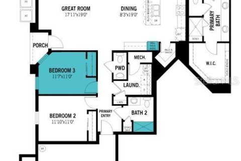 Copropriété à vendre à Venice, Floride: 3 chambres, 176.89 m2 № 2114993 - photo 2